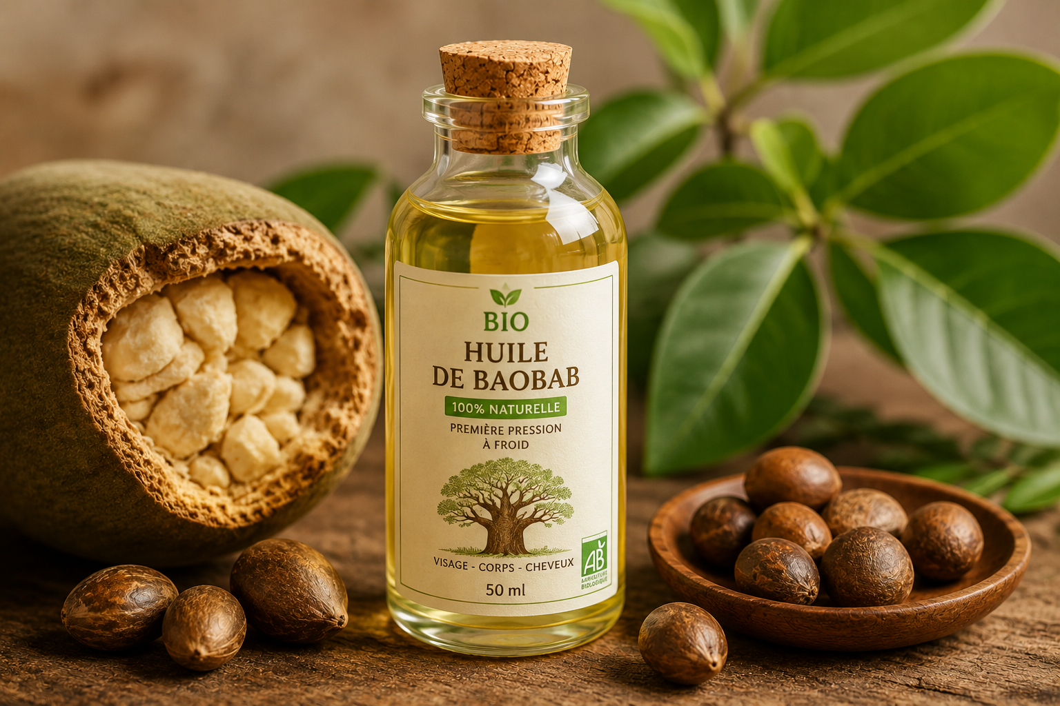Huile de Baobab Bio
